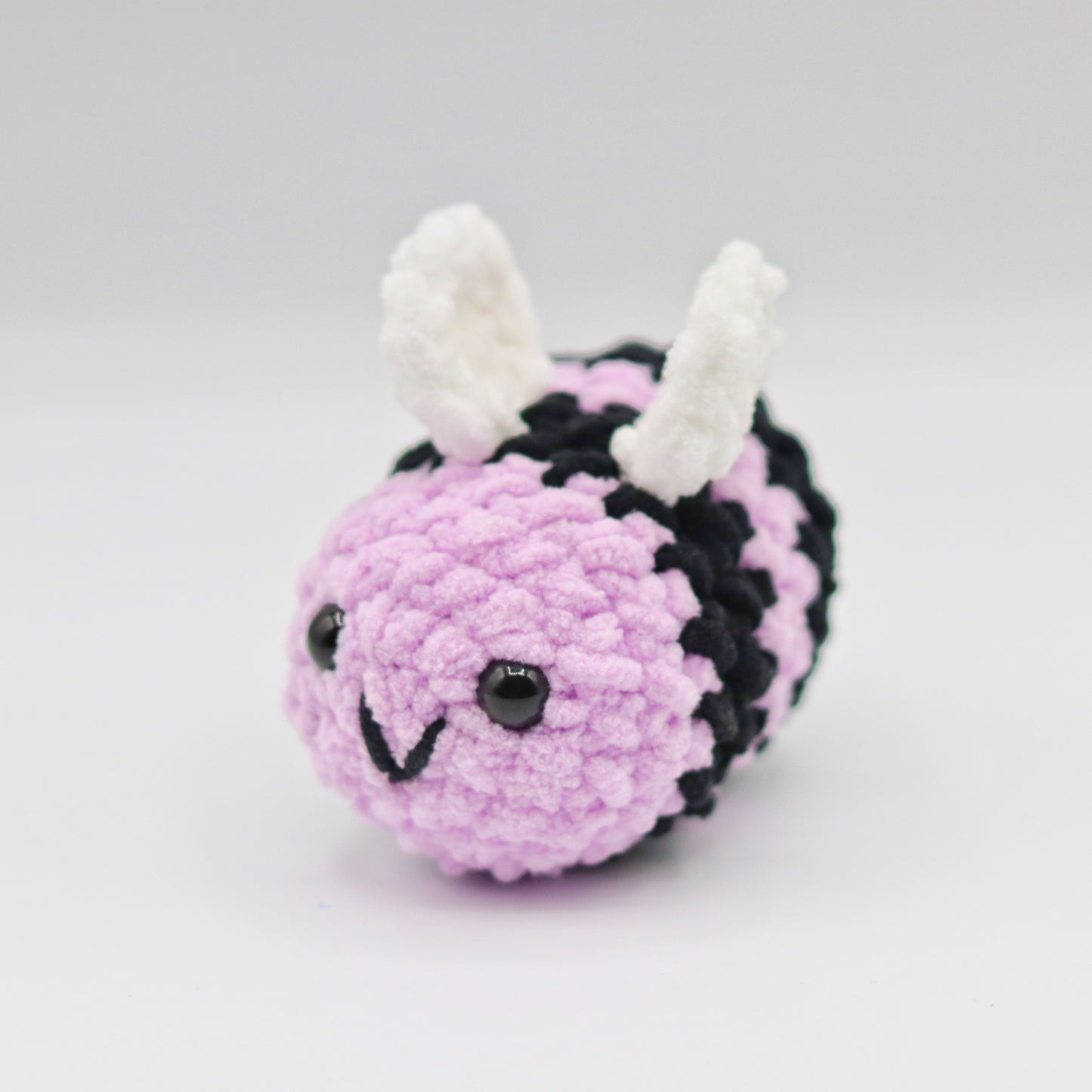 Handmade crochet plush bee toy